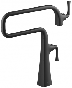 Top 10 Topffüller Wasserhähne, die Sie online kaufen können 20 10 KOHLER K 22067 BL Graze Kitchen Sink Wall Mount Pot Filler in Matte Black Finish