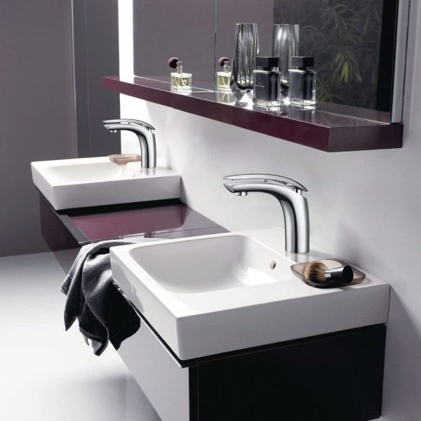 Chrom Wasserhahn Bad Waschtisch Armatur Waschbecken Einhebelmischer Waschtischarmatur Mischbatterie 15 15 Armatur Waschbecken Einhebelmischer Waschtischarmatur Mischbatterie Waschbeckenarmatur für Bad 7