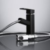 Tippen Sie für Waschbecken schwarz mit ausziehbarem Sprühgerät 4 33 Bathroom Basin Mixer Taps Matte Black With Pull Down Sprayer 2