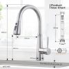 ARCORA Wasserhahn Küche Ausziehbar, 3 Wasserstrahlarten Armatur Küche 4 arcora wasserhahn küche ausziehbar