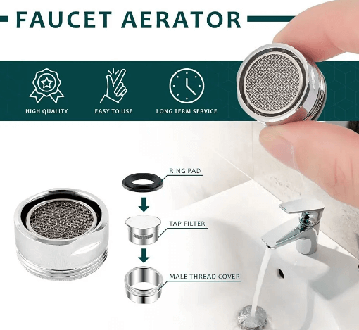 Wie funktioniert ein Wasserhahnbelüfter, um Wasser und Energie zu sparen? 6 How Does A Faucet Aerator Work