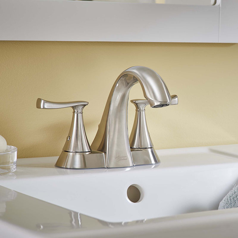4 In. Centerset 2 Handle Bathroom Faucet