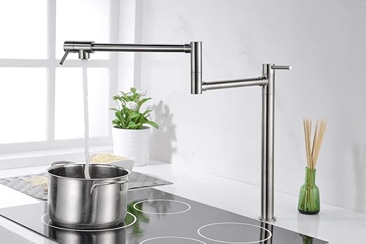 deck mount pot filler faucet
