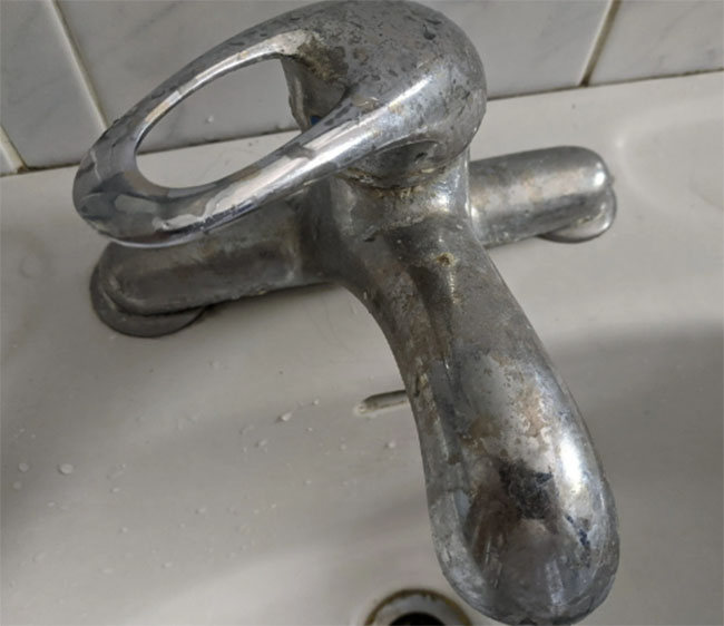 how to deal with a ruined finish on faucet 2