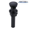 39 2logo Pop Up Drain Assembly Stopper Black 1