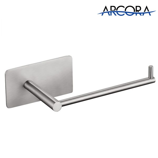 Ang ARCORA Wala Mag-drill Toilet Paper Holder nga Brush Nickel