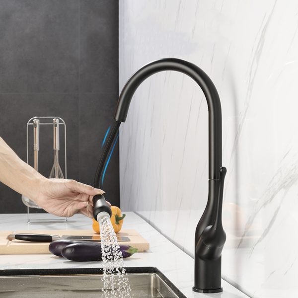ARCORA Touchless Kitchen Faucets Black Single Handle Uban sa Pull Down Sprayer 2 2