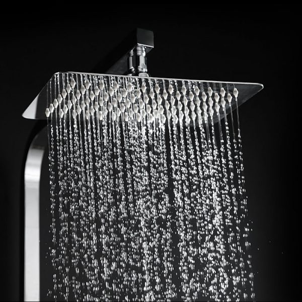 1 Sistema de ducha con cabezal tipo lluvia y ducha de mano multifunción Arcora 2