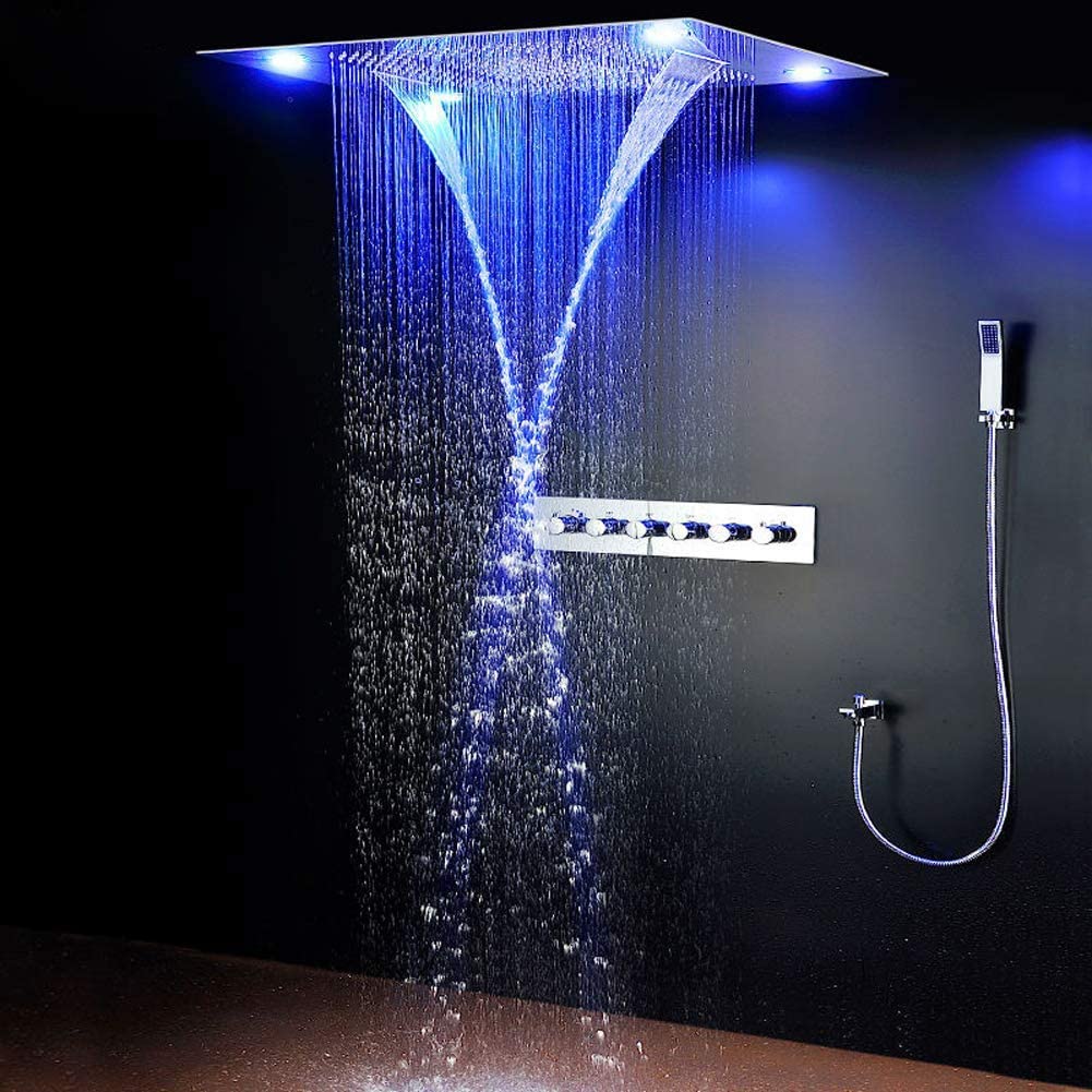 Duschsystem 4 Funktion RGB Dusche Mit Konstanter Temperatur 
