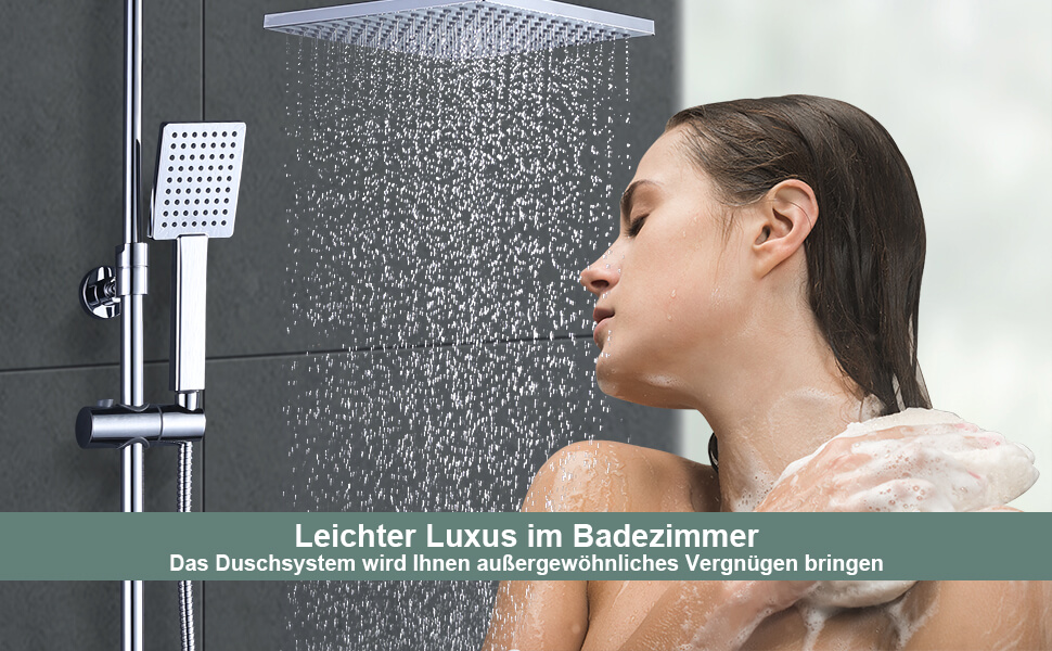 shower system nga adunay thermostat