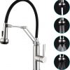 arcora einhebelmischer kuechenarmatur mit 4 wasserstrahlen abnehmbar