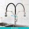 arcora einhebelmischer kuechenarmatur mit 4 wasserstrahlen abnehmbar