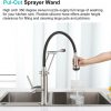 arcora einhebelmischer kuechenarmatur mit 4 wasserstrahlen abnehmbar