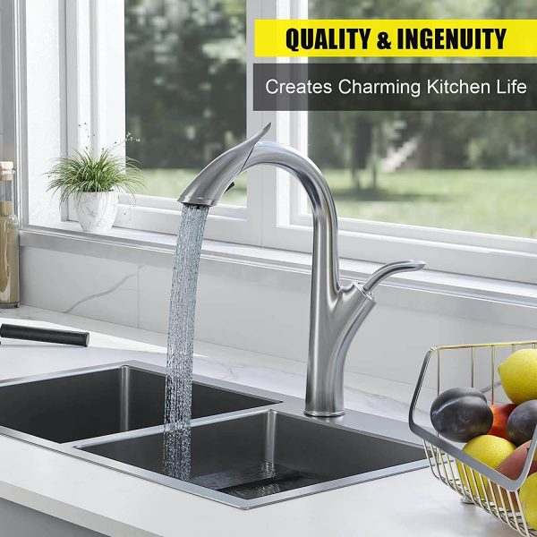 commercial single handle kitchen faucet 8