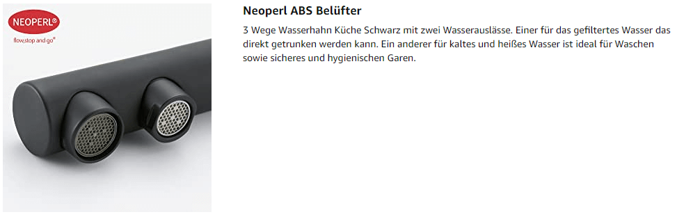 matt schwarz wasserhahn kueche 2