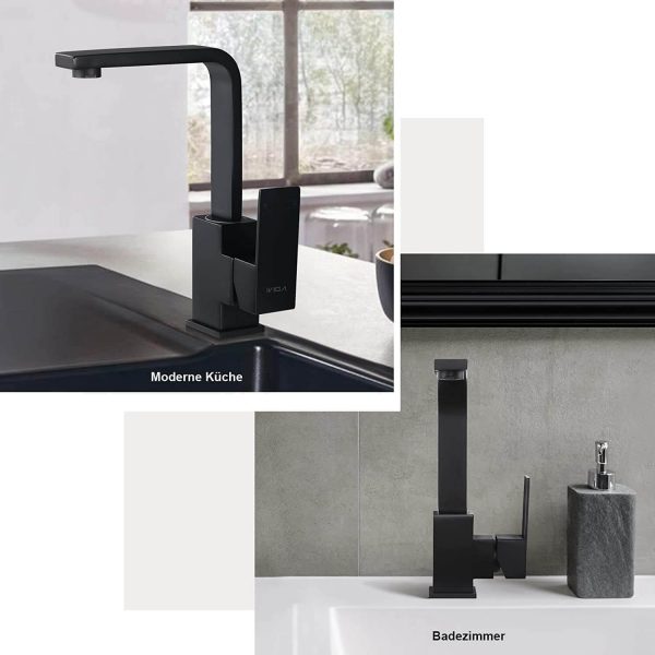 arcora wasserhahn kueche mit 2 schlaeuche armatur 6