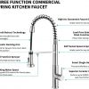 arcora 3 wege spiralfeder kuechenarmatur mit brausekopf trinkwasserhahn 3