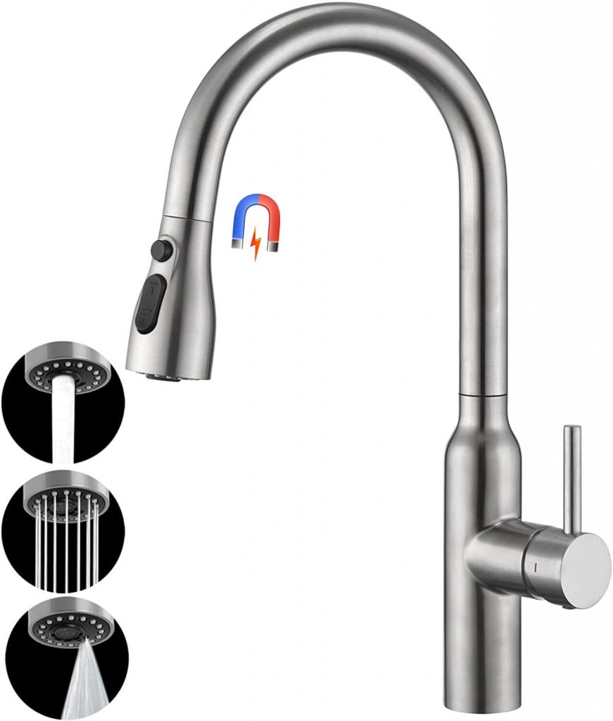 Concetto L-Format Spültischmischbatterie Für 3-Loch Waschtisch – Moderner Wasserhahn Mit 1,2 GPM