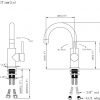 arcora multifunktionale kueche mischbatterie mit warm und kaltwasser 4