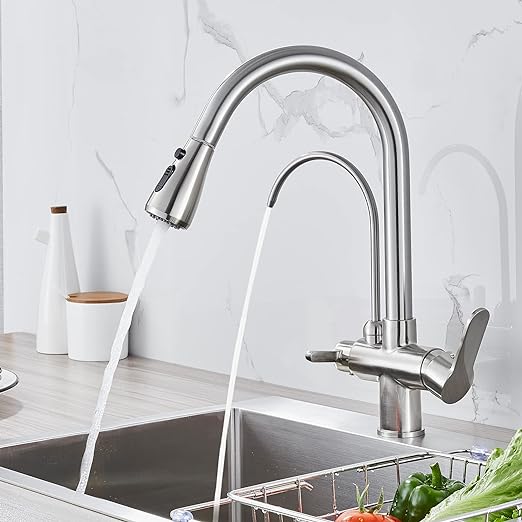 Kitchen Faucet with Drinking Water Dispenser