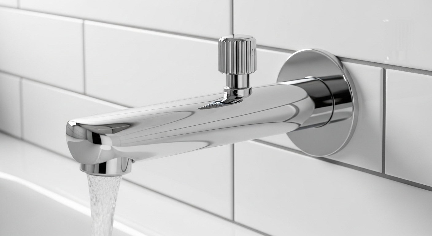 how to install bathtub faucet with diverter
