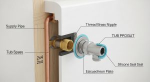 How Do You Do a Tub Spout Pipe Replacement Without Damaging the Wall?